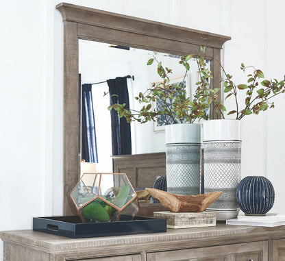Magnussen - Paxton Place Dovetail Grey Drawer Dresser With Landscape Mirror - B4805-2040 view 8