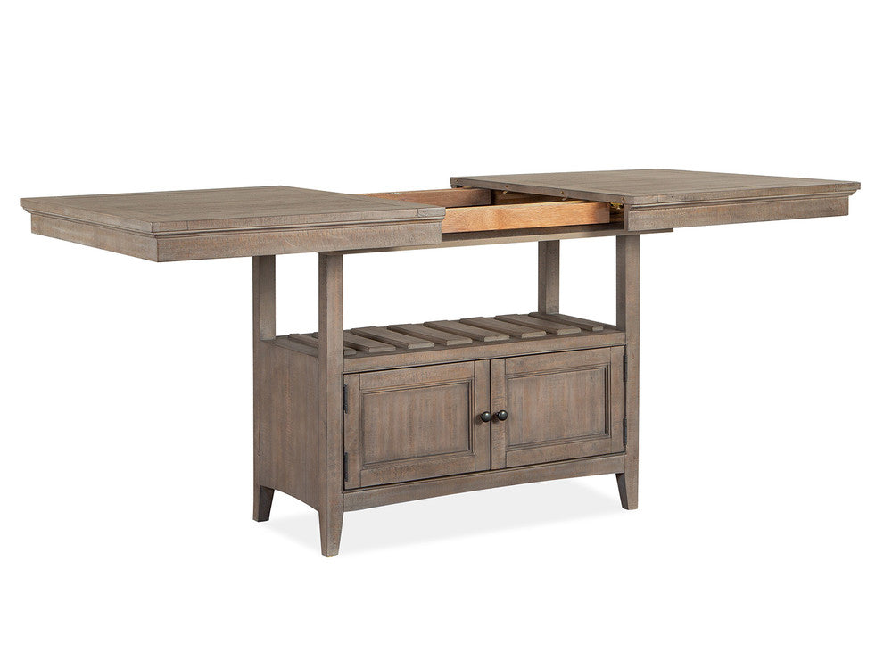 Magnussen - Paxton Place Dovetail Grey Extendable Counter Height Dining Table With 4 Counter Chairs And Buffet - D4805-42-KIT2 view 8
