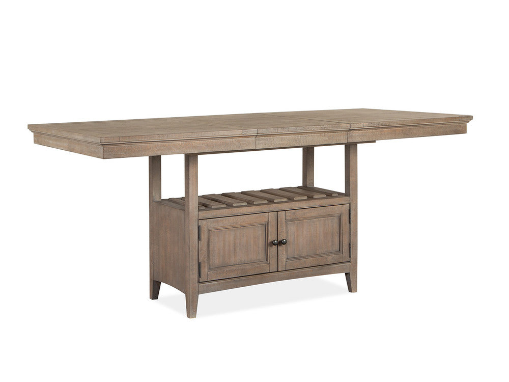 Magnussen - Paxton Place Dovetail Grey Extendable Counter Height Dining Table With 4 Counter Chairs - D4805-42-KIT1 view 2