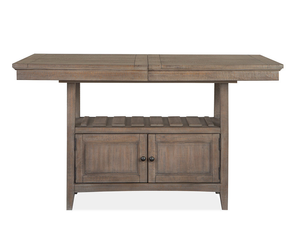 Magnussen - Paxton Place Dovetail Grey Extendable Counter Height Dining Table With 4 Counter Chairs - D4805-42-KIT1 view 3