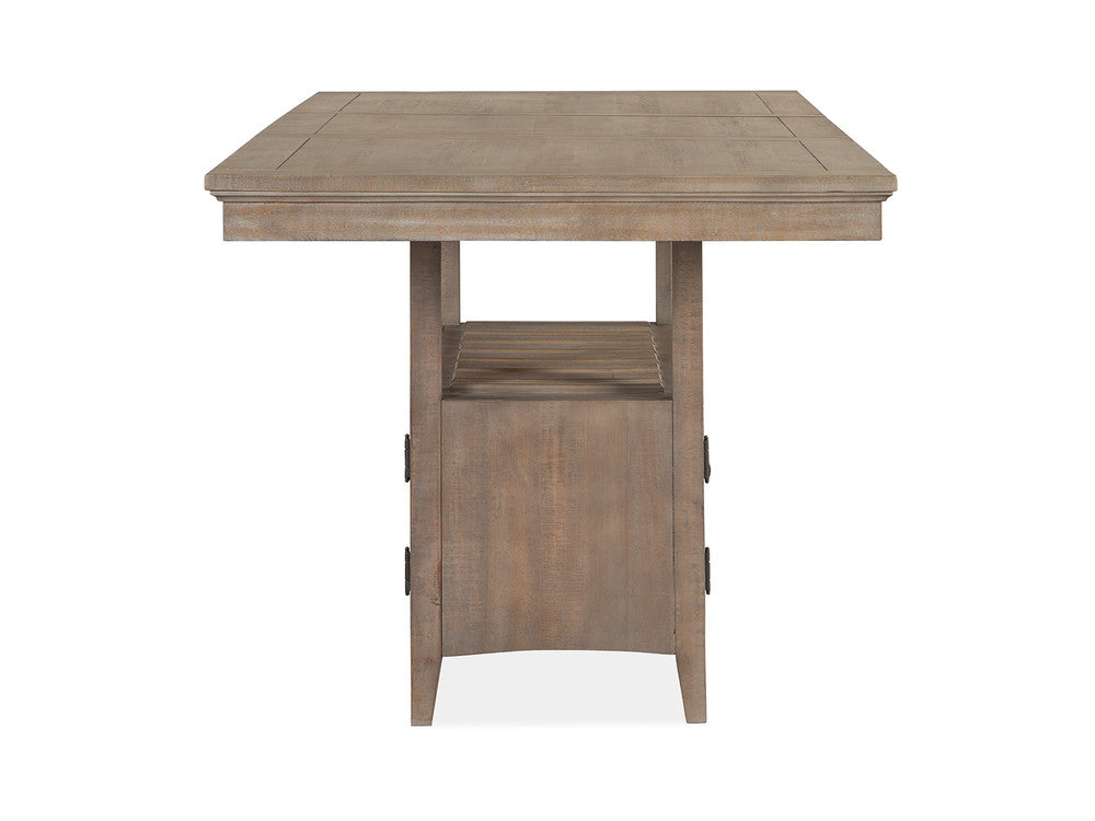 Magnussen - Paxton Place Dovetail Grey Extendable Counter Height Dining Table With 4 Counter Chairs - D4805-42-KIT1 view 4