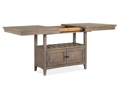 Magnussen - Paxton Place Dovetail Grey Extendable Counter Height Dining Table With 4 Counter Chairs - D4805-42-KIT1 view 8
