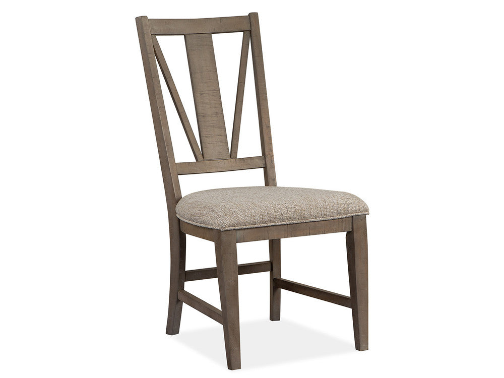 Magnussen - Paxton Place Dovetail Grey Extendable Trestle Dining Table With 2 Side Chairs And Bench - D4805-25-KIT13 view 6