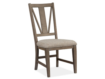 Magnussen - Paxton Place Dovetail Grey Extendable Trestle Dining Table With 6 Side Chairs - D4805-25-KIT3 view 6