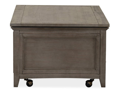 Magnussen - Paxton Place Dovetail Grey Lift Top Storage Caster Cocktail Table With End Table - T4805-50KIT7 view 5