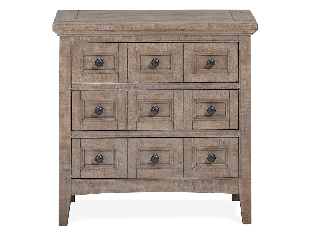 Magnussen - Paxton Place Dovetail Grey Queen Panel Bed 2 Nightstands Drawer Dresser With Landscape Mirror And Door Chest - B4805-54-KIT6 view 5
