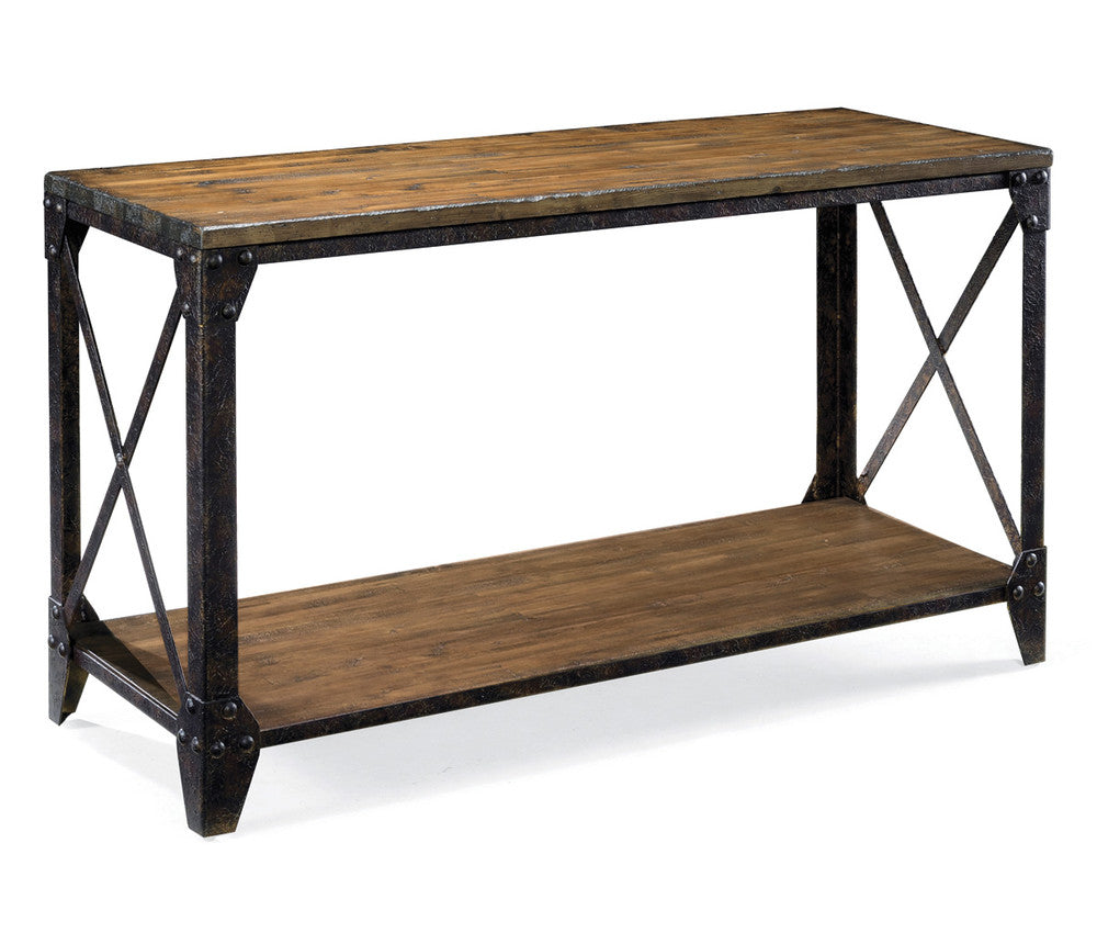 Magnussen - Pinebrook Distressed Natural Pine Rectangular Starter Cocktail Table With 2 Small End Table And Sofa Table - T1755-44KIT6 view 4