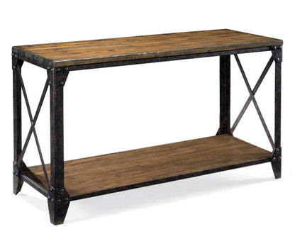 Magnussen - Pinebrook Distressed Natural Pine Rectangular Starter Cocktail Table With 2 Small End Table And Sofa Table - T1755-44KIT6 view 4