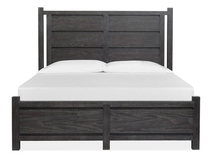 Magnussen - Plum Creek Ravenwood Black California King Panel Bed - B5990-74 view 2