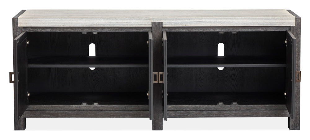 Magnussen - Plum Creek Ravenwood Black Door Console - H5990-33 view 4
