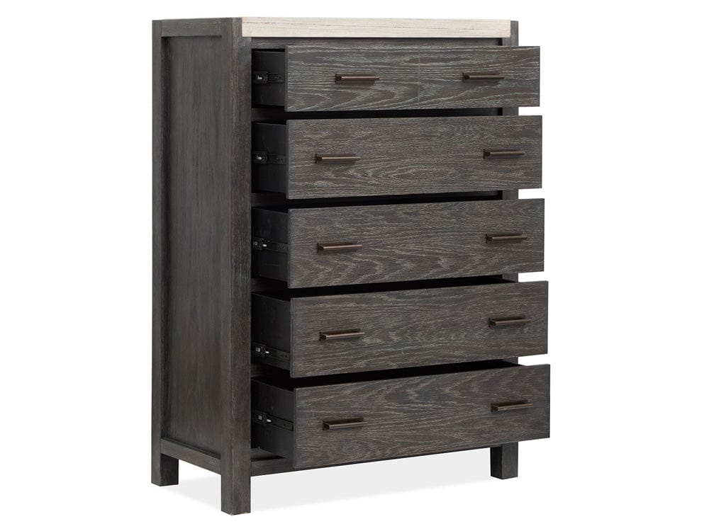 Magnussen - Plum Creek Ravenwood Black Drawer Chest - B5990-10 view 4