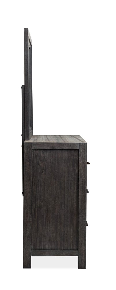 Magnussen - Plum Creek Ravenwood Black Drawer Dresser With Landscape Mirror - B5990-2040 view 3