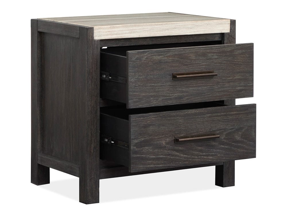 Magnussen - Plum Creek Ravenwood Black Drawer Nightstand - B5990-01 view 4
