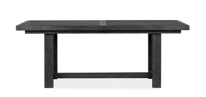 Magnussen - Plum Creek Ravenwood Black Extendable Trestle Dining Table - D5990-21 view 4