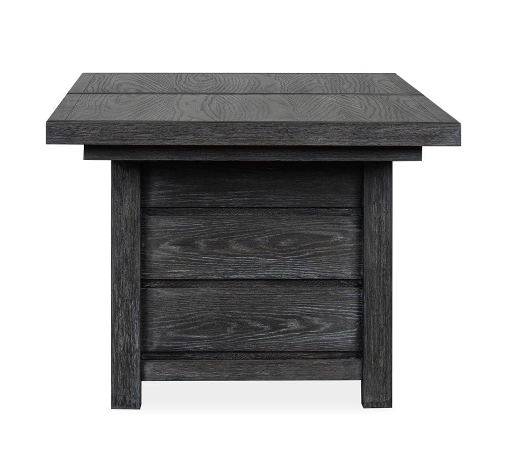 Magnussen - Plum Creek Ravenwood Black Extendable Trestle Dining Table - D5990-21 view 5