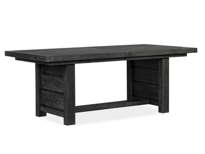 Magnussen - Plum Creek Ravenwood Black Extendable Trestle Dining Table With 4 Side Chairs And Sideboard - D5990-21-KIT2 view 2