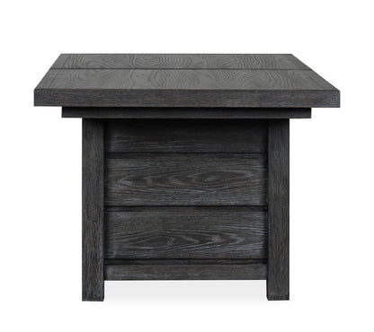 Magnussen - Plum Creek Ravenwood Black Extendable Trestle Dining Table With 4 Side Chairs - D5990-21-KIT1 view 6