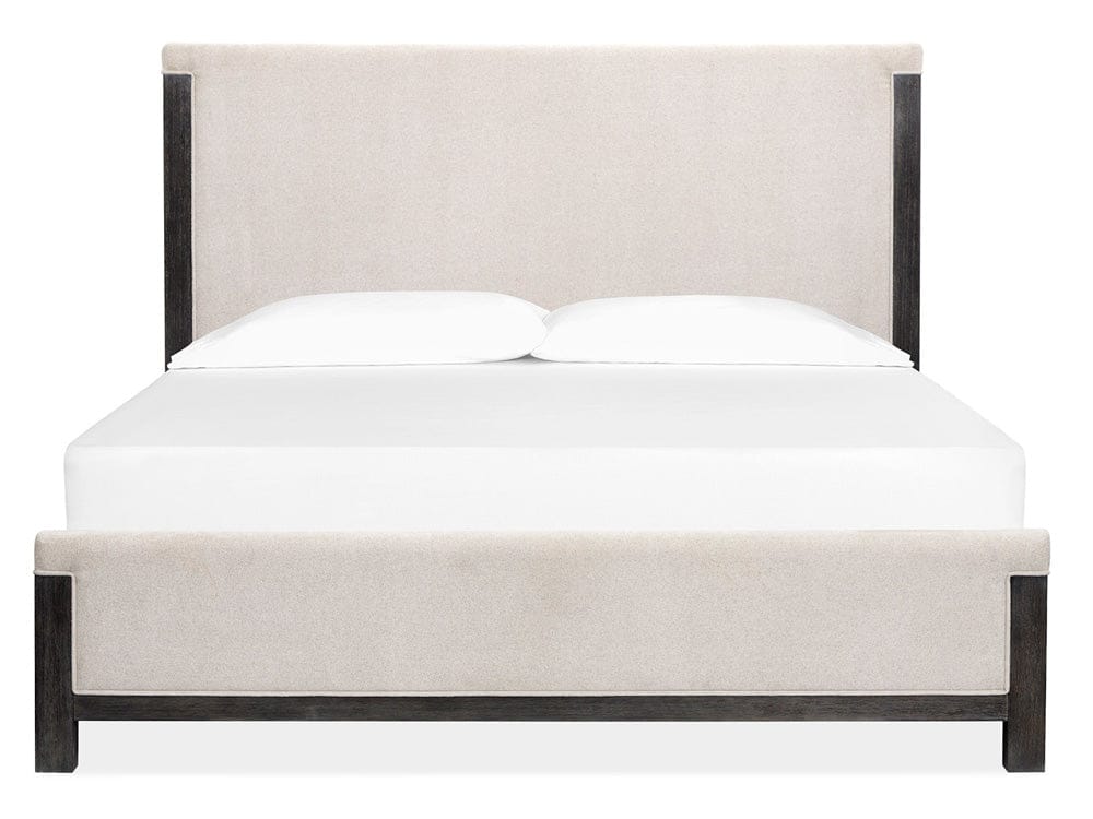 Magnussen - Plum Creek Ravenwood Black King Upholstered Panel Bed - B5990-65 view 2