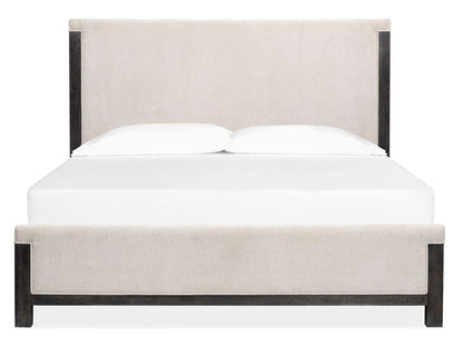 Magnussen - Plum Creek Ravenwood Black King Upholstered Panel Bed - B5990-65 view 2