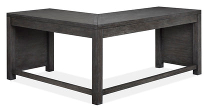 Magnussen - Plum Creek Ravenwood Black L-Desk - H5990-04 view 3