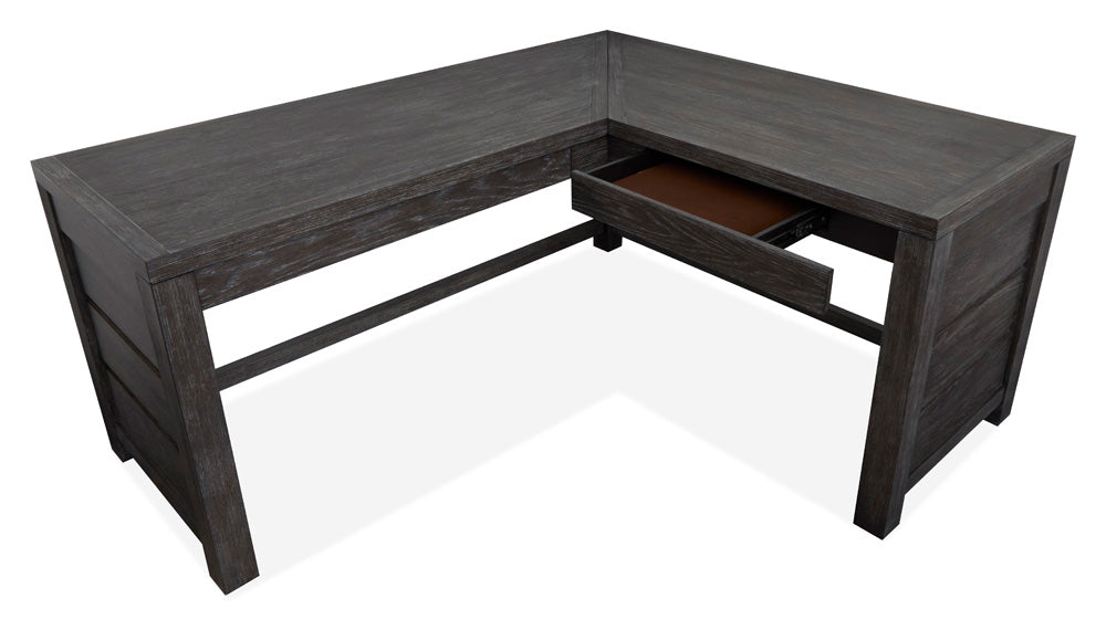 Magnussen - Plum Creek Ravenwood Black L-Desk - H5990-04 view 6