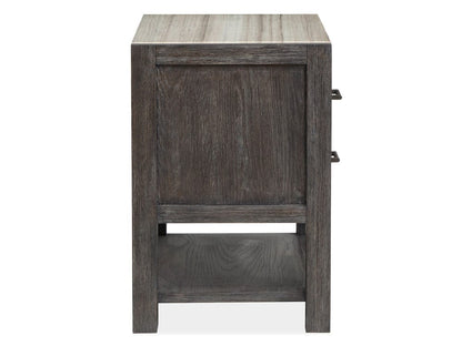 Magnussen - Plum Creek Ravenwood Black Open Nightstand - B5990-05 view 3