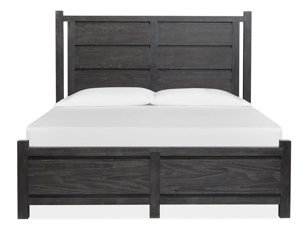 Magnussen - Plum Creek Ravenwood Black Queen Panel Bed - B5990-54 view 2