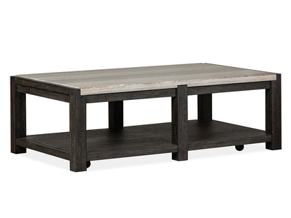 Magnussen - Plum Creek Ravenwood Black Rectangular Cocktail Table With Casters - T5990-43 view 1