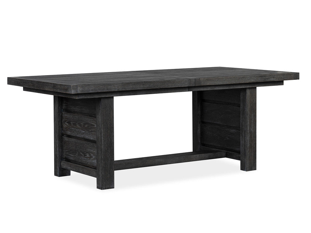 Magnussen - Plum Creek Ravenwood Black Rectangular Dining Table With 2 Benches And 3 Side Chairs - D5990-21-KIT40 view 2