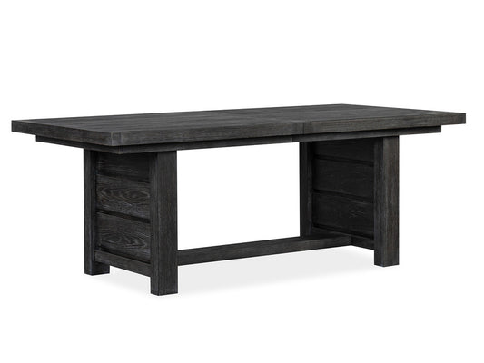 Magnussen - Plum Creek Ravenwood Black Rectangular Dining Table With 2 Benches And 3 Side Chairs - D5990-21-KIT40 view 2