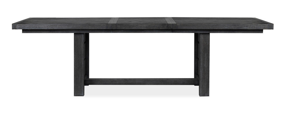 Magnussen - Plum Creek Ravenwood Black Rectangular Dining Table With 2 Benches Sideboard And Display Cabinet - D5990-21-KIT36 view 4