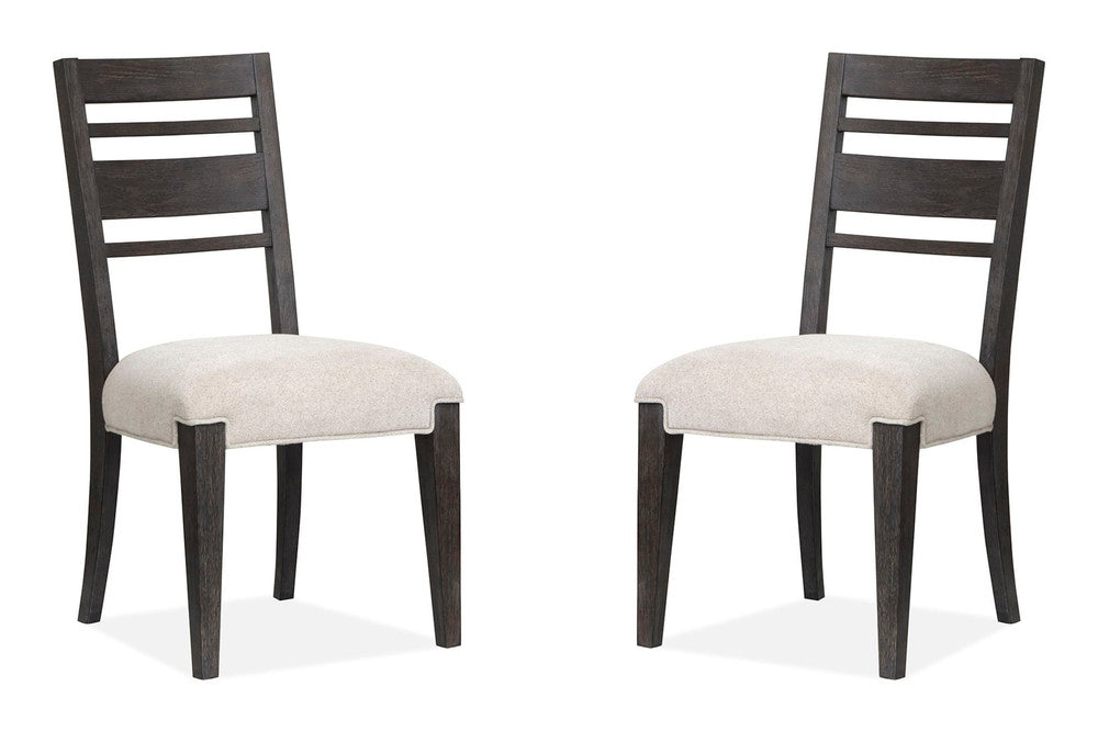 Magnussen - Plum Creek Ravenwood Black Rectangular Dining Table With 2 Side Chairs And 2 Upholstered Side Chairs - D5990-20-KIT13 view 5