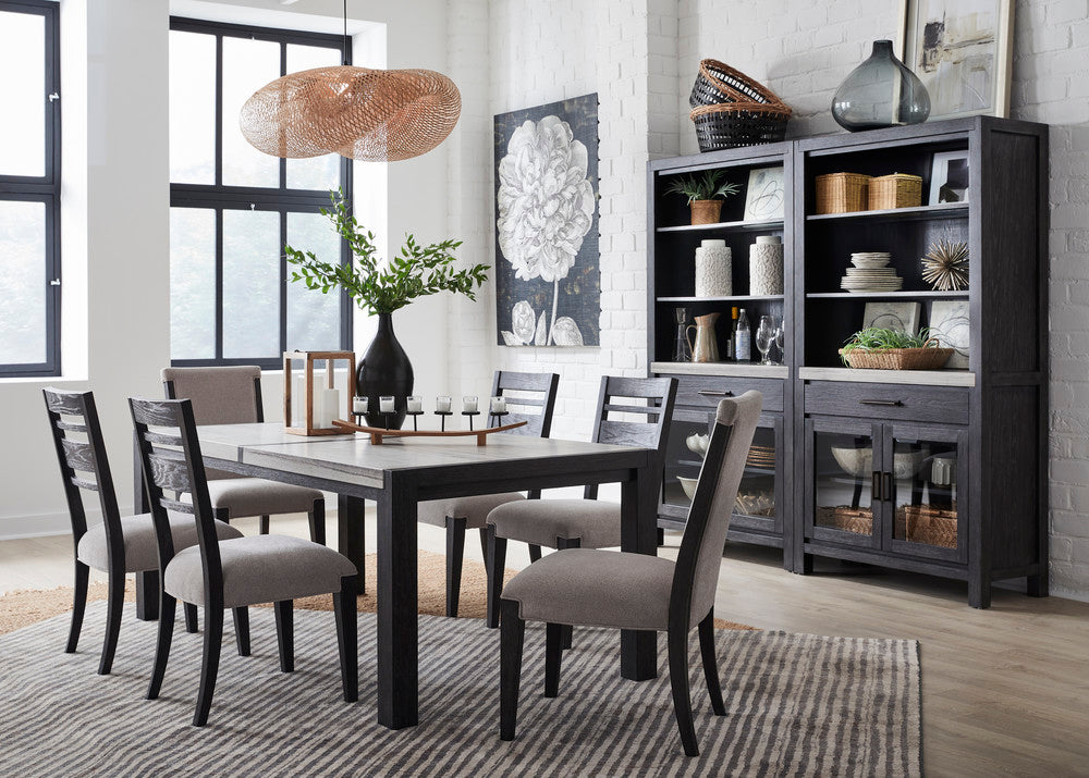 Magnussen - Plum Creek Ravenwood Black Rectangular Dining Table With 4 Side Chairs And Sideboard - D5990-20-KIT2 view 9