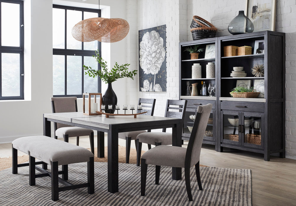 Magnussen - Plum Creek Ravenwood Black Rectangular Dining Table With 4 Side Chairs And Sideboard - D5990-20-KIT2 view 10