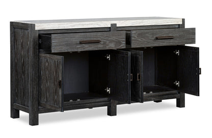 Magnussen - Plum Creek Ravenwood Black Rectangular Dining Table With 4 Side Chairs Sideboard And Display Cabinet - D5990-20-KIT3 view 8