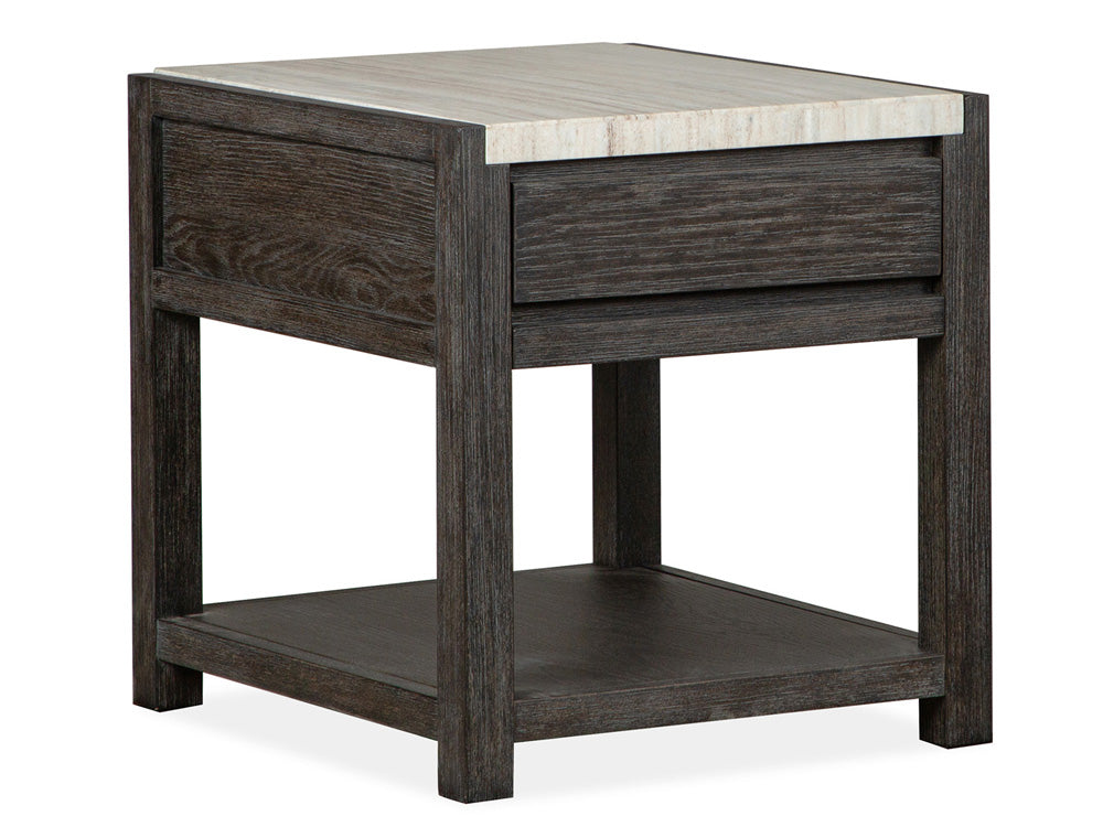 Magnussen - Plum Creek Ravenwood Black Rectangular End Table - T5990-03 view 1