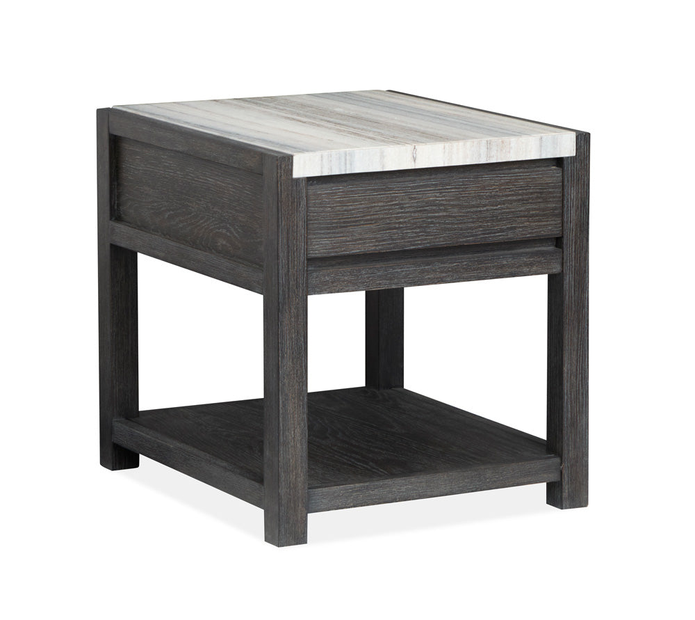 Magnussen - Plum Creek Ravenwood Black Rectangular End Table - T5990-03 view 2