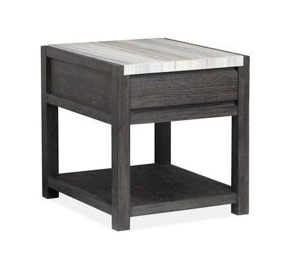 Magnussen - Plum Creek Ravenwood Black Rectangular End Table - T5990-03 view 2