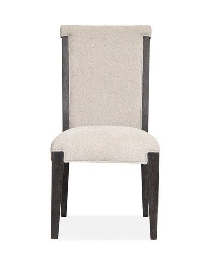 Magnussen - Plum Creek Ravenwood Black Upholstered Side Chair Two Pack - D5990-63 view 3