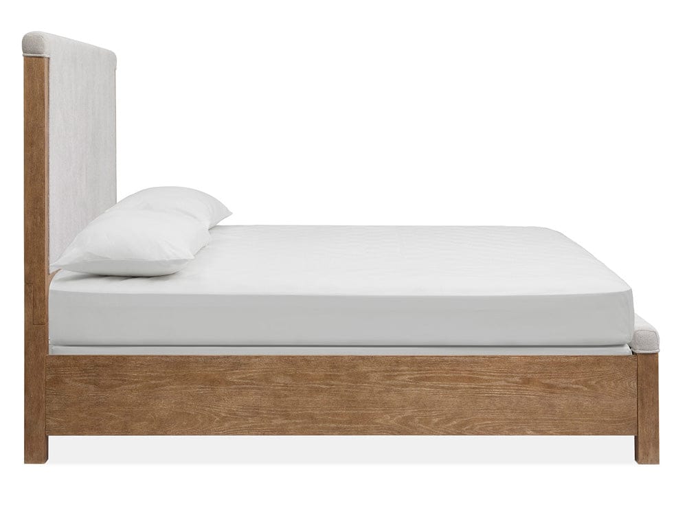 Magnussen - Plum Creek Sierra Brown California King Upholstered Panel Bed - B5768-75 view 3