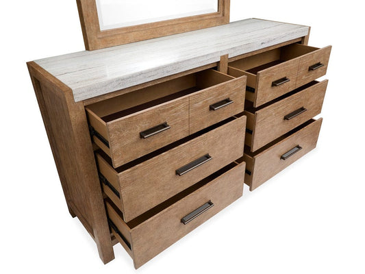 Magnussen - Plum Creek Sierra Brown Drawer Dresser - B5768-20 view 2