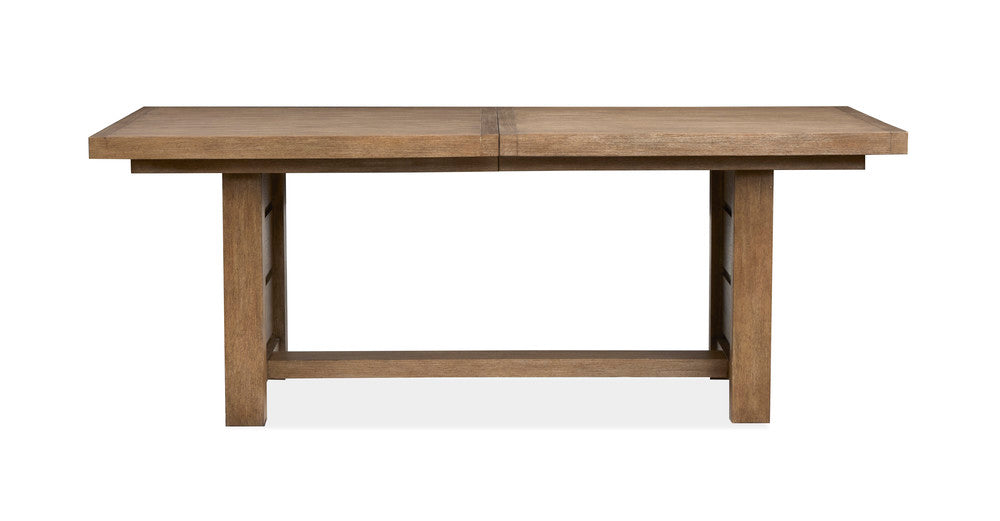 Magnussen - Plum Creek Sierra Brown Extendable Trestle Dining Table With 2 Side Chairs Bench And Server - D5768-21-KIT14 view 6