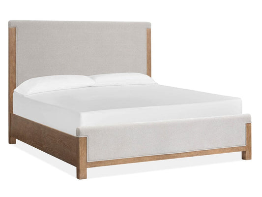 Magnussen - Plum Creek Sierra Brown King Upholstered Panel Bed - B5768-65 view 1