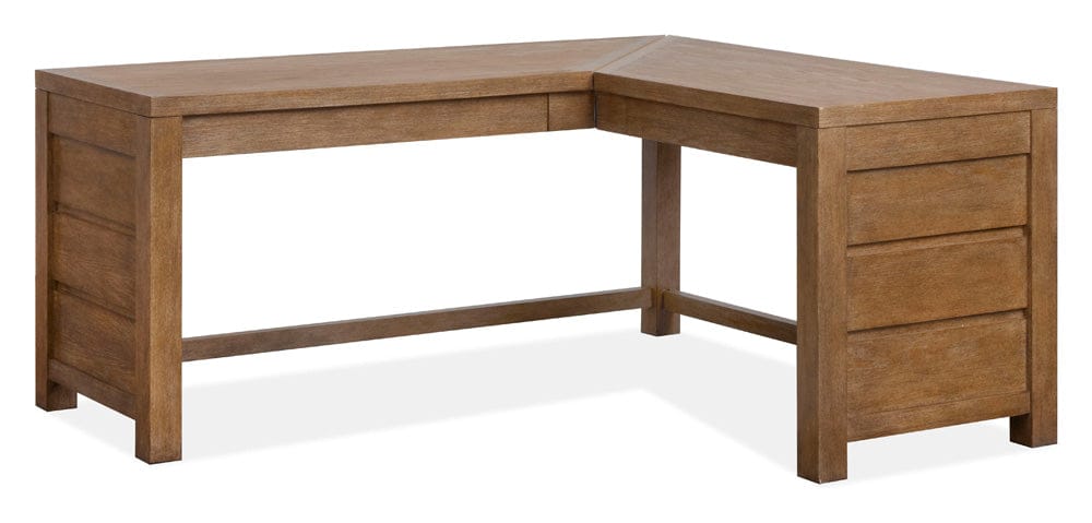 Magnussen - Plum Creek Sierra Brown L Desk - H5768-04 view 1