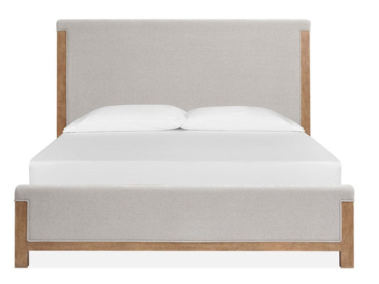 Magnussen - Plum Creek Sierra Brown Queen Upholstered Panel Bed - B5768-55 view 2
