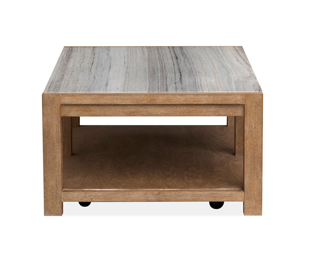 Magnussen - Plum Creek Sierra Brown Rectangular Cocktail Table With Casters - T5768-43 view 3
