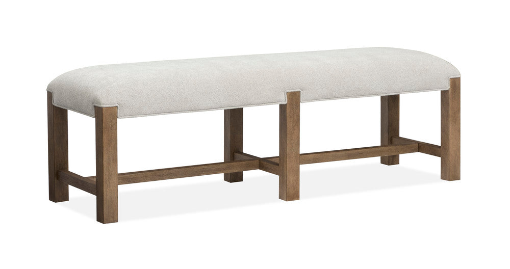 Magnussen - Plum Creek Sierra Brown Rectangular Dining Table With 2 Benches 2 Upholstered Side Chairs And Server - D5768-20-KIT35 view 5