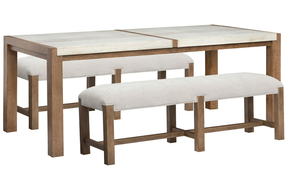 Magnussen - Plum Creek Sierra Brown Rectangular Dining Table With 2 Benches - D5768-20-KIT28 view 1