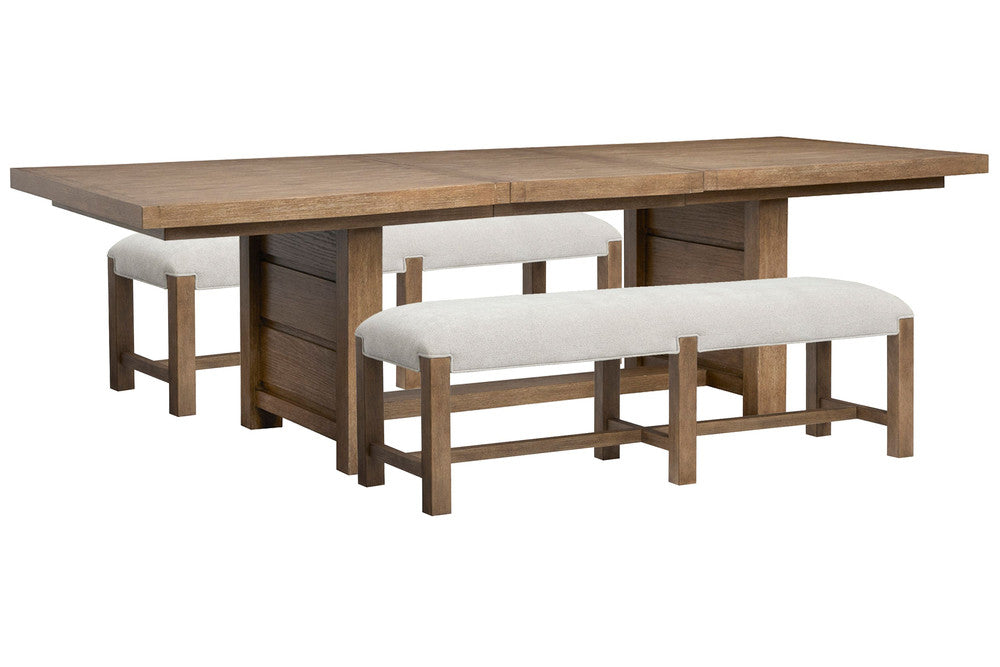 Magnussen - Plum Creek Sierra Brown Rectangular Dining Table With 2 Benches - D5768-21-KIT28 view 1