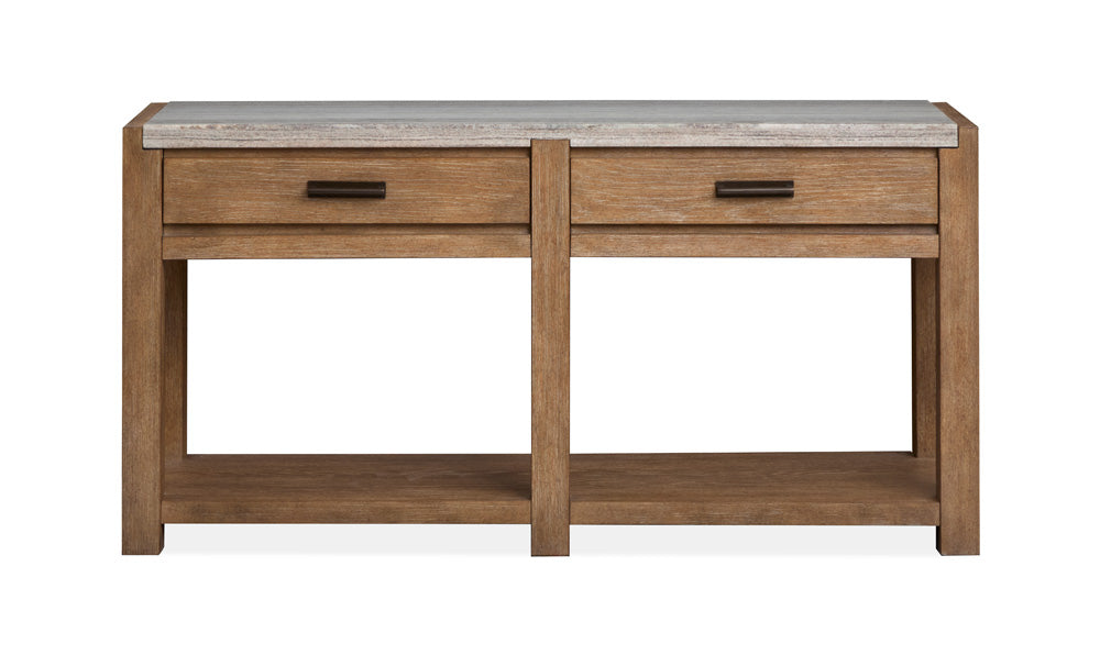 Magnussen - Plum Creek Sierra Brown Rectangular Sofa Table - T5768-73 view 2